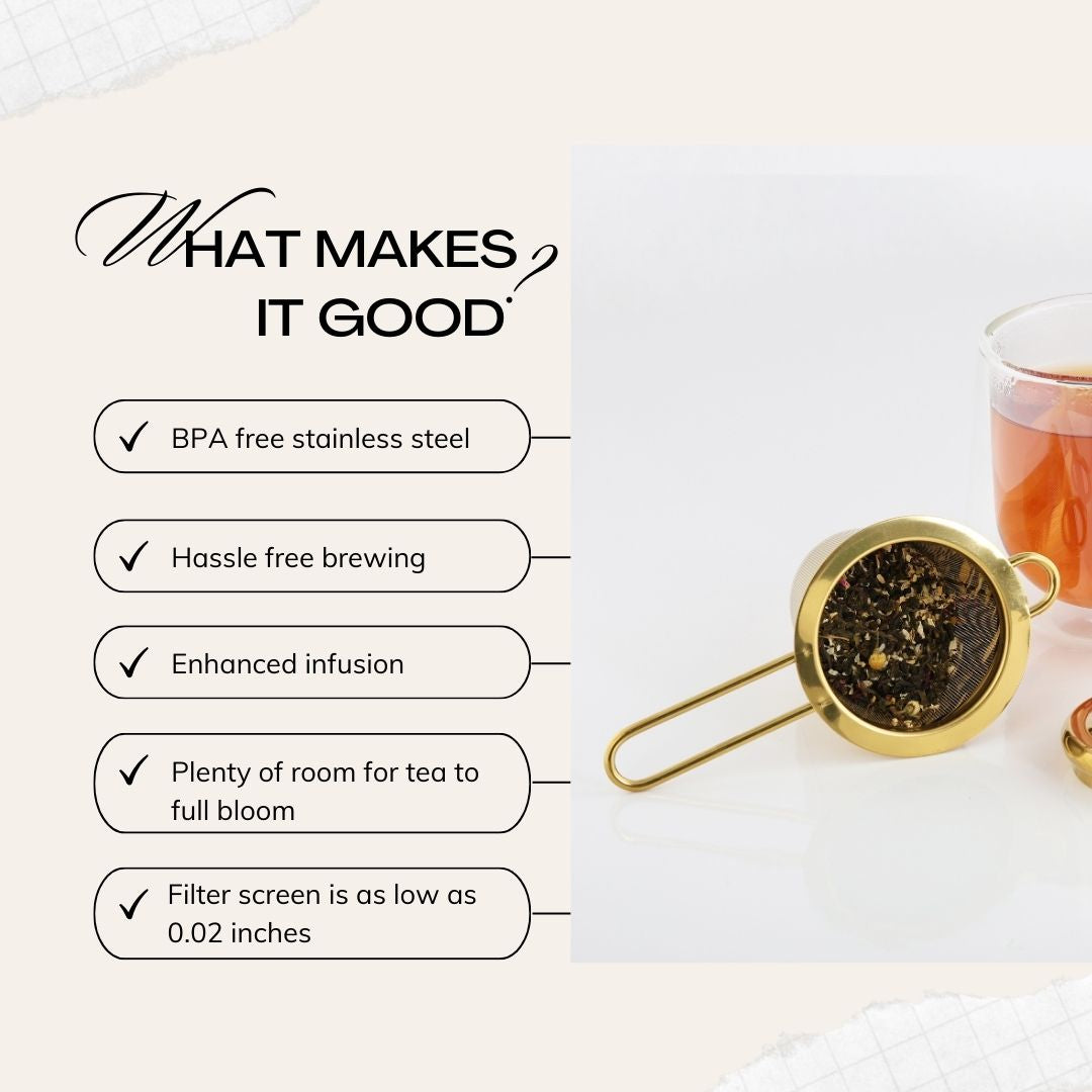Mesh Tea Infuser | Gold