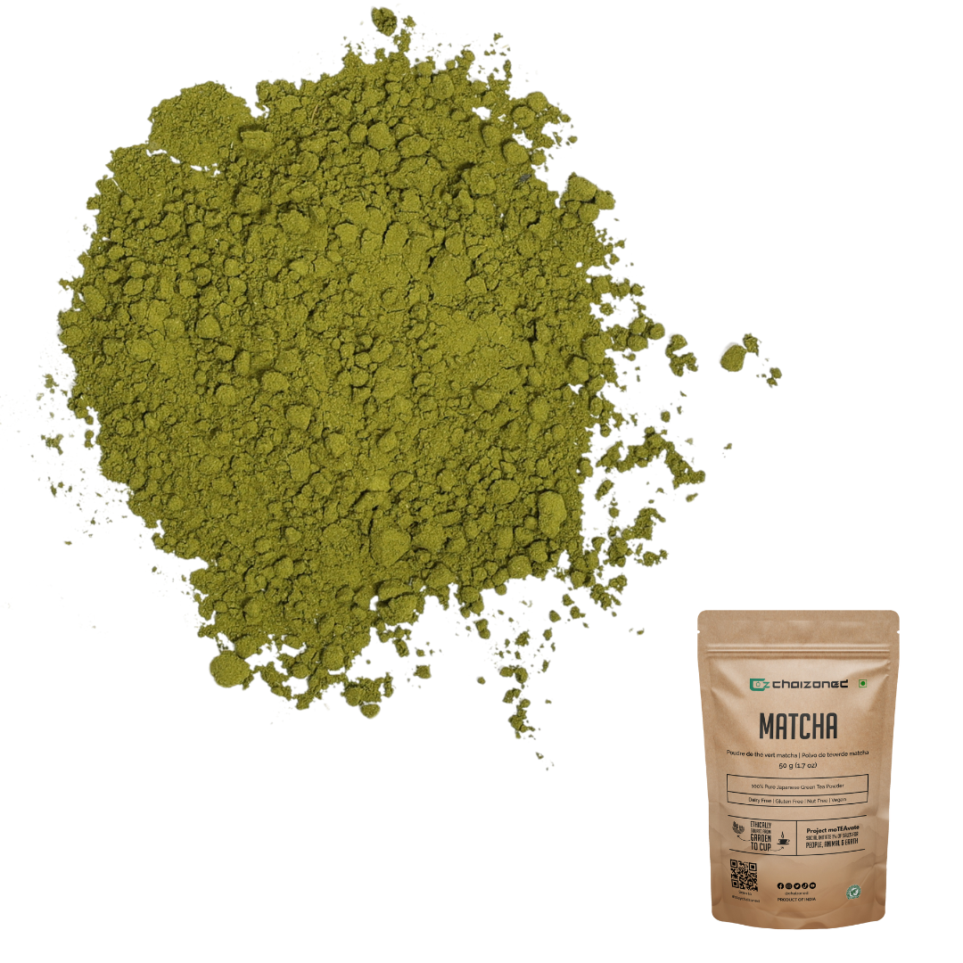 Antioxidant Powerhouse Tea Gift Set - Virgin Green Tea, White Peony Tea & Matcha with free Tea Infuser