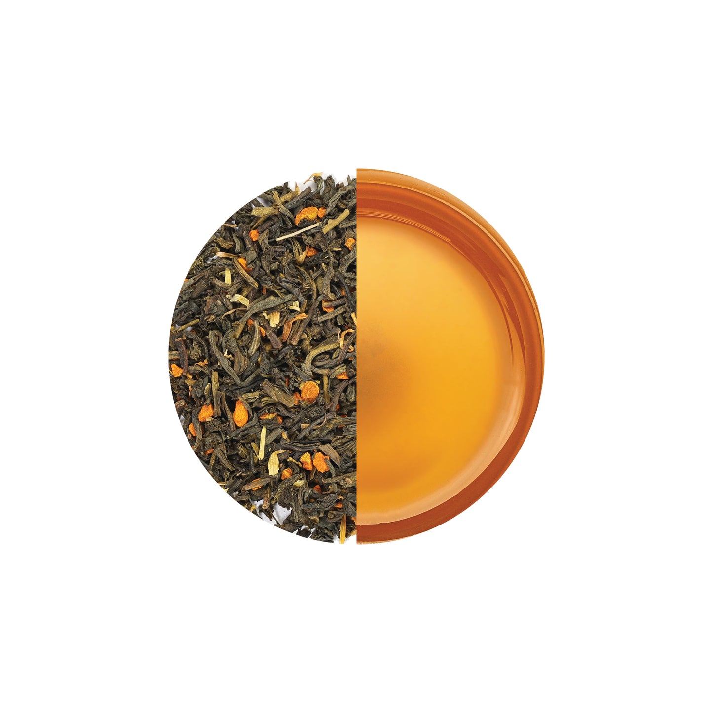 Turmeric Herbal Loose Leaf Tea | Turmeric Tea with Dried Green Tea Leaves | Turmric Tea Loose Leaf | Makes 50+ Cups | 100g (3.5oz)