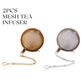 Tea Ball Infusers Set | Gold & Silver