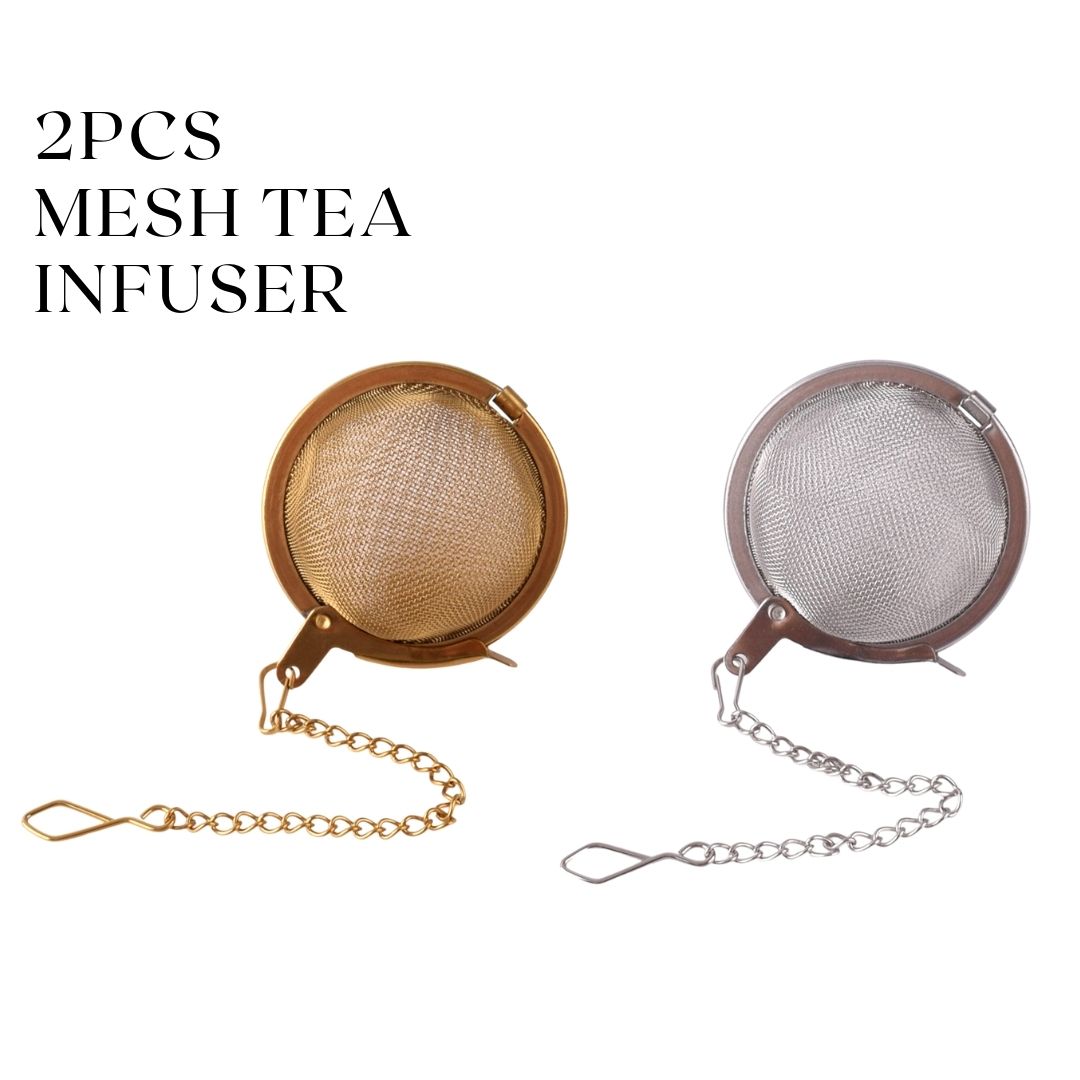 Tea Ball Infusers Set | Gold & Silver