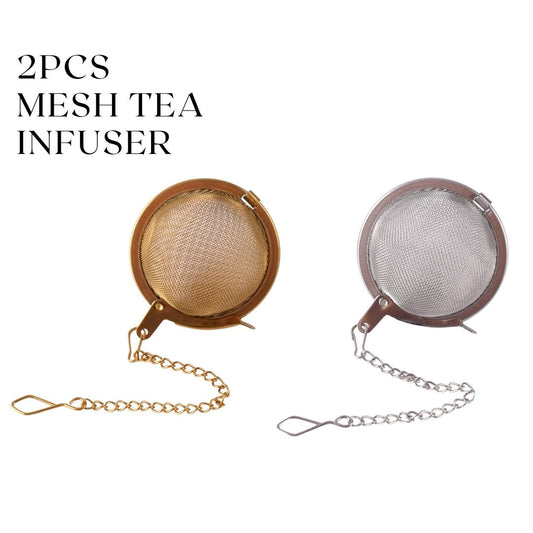 Tea Ball Infusers Set | Gold & Silver