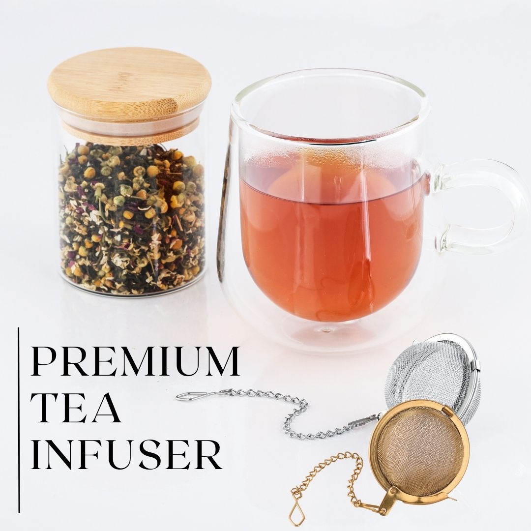 Tea Ball Infusers Set | Gold & Silver