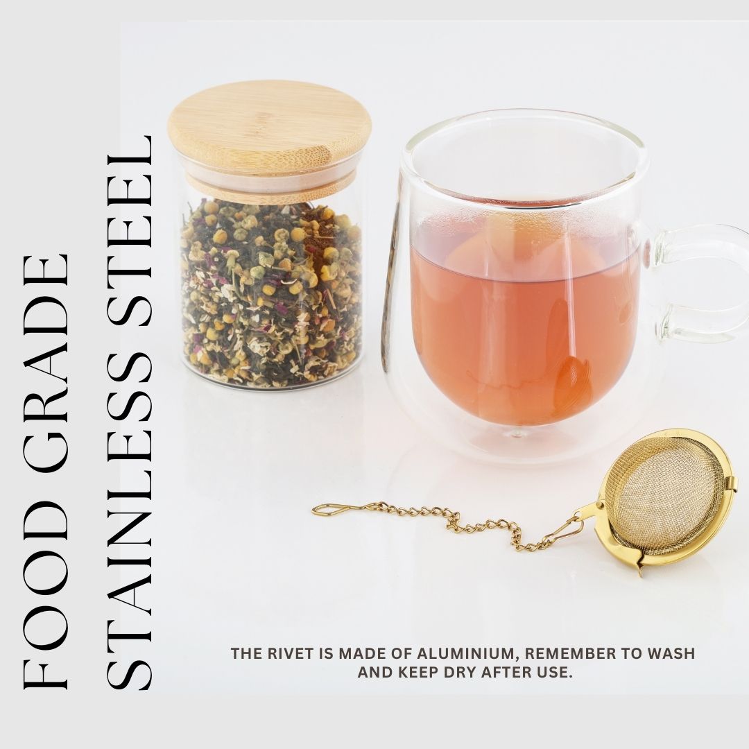 Tea Ball Infusers Set | Gold & Silver