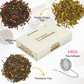 Immune Boost Trio Tea Gift Set - Turmeric Tea, Virgin Green Tea and Hibiscus Tea with free Tea Infuser