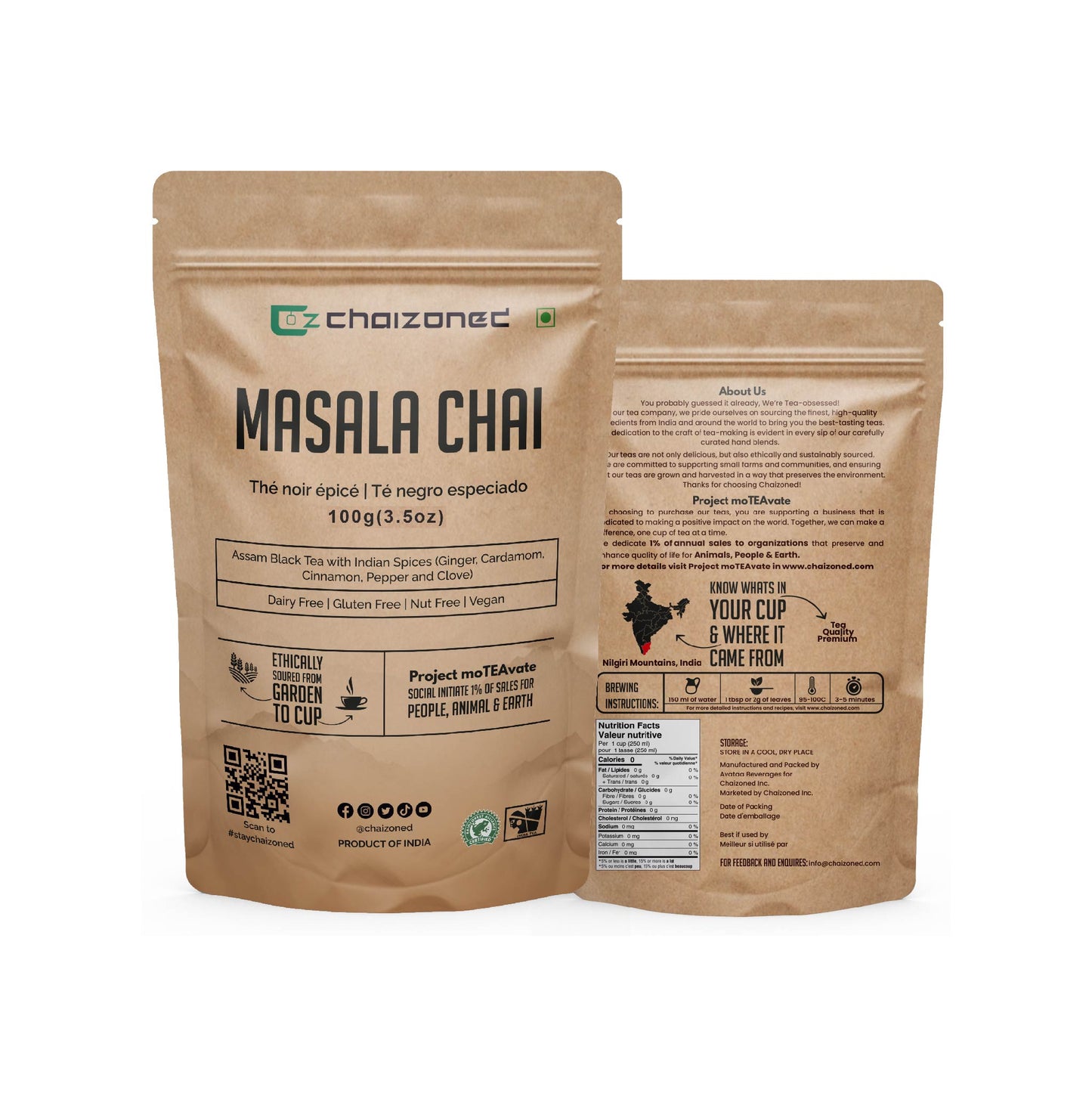 Masala Chai | Blend of Indian Spices & Black Tea