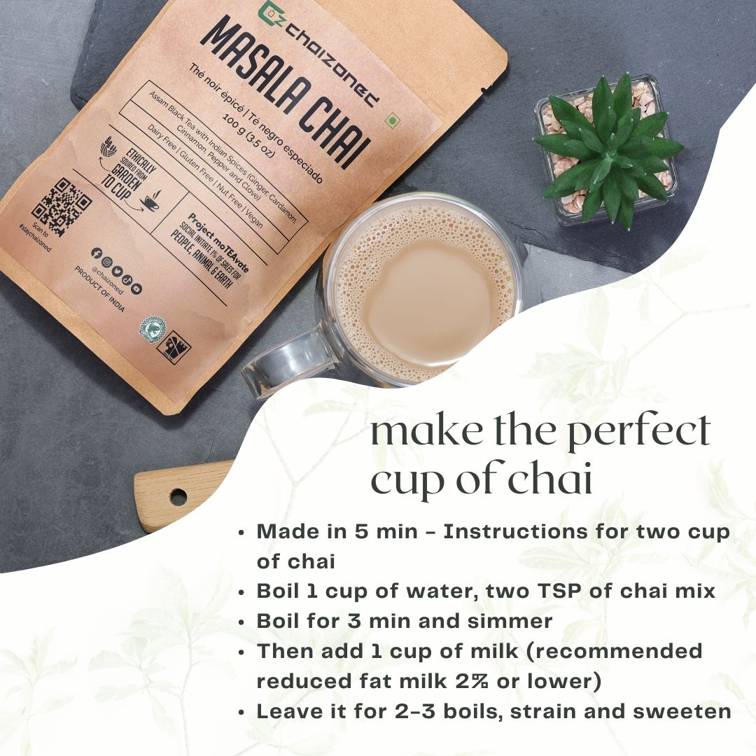 Masala Chai | Blend of Indian Spices & Black Tea