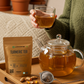 Turmeric Herbal Loose Leaf Tea | Turmeric Tea with Dried Green Tea Leaves | Turmric Tea Loose Leaf | Makes 50+ Cups | 100g (3.5oz)